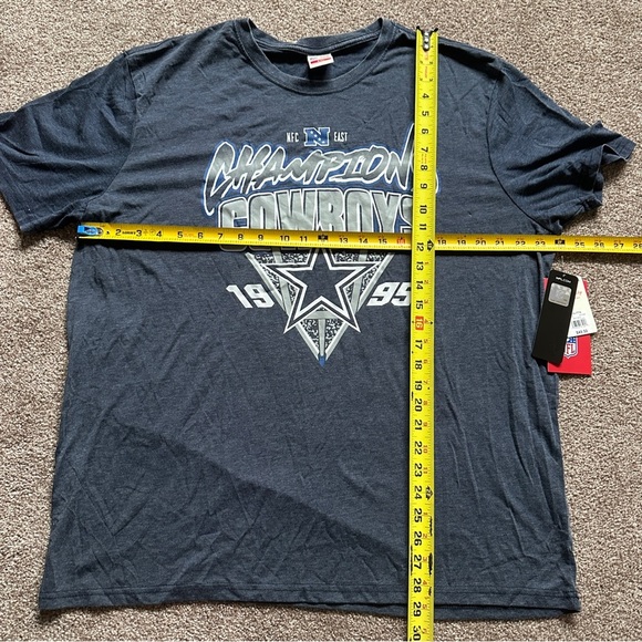 NFL x Lucky Brand Dallas Cowboys Blue Crewneck T-Shirt Unisex Size XXL NWT - Picture 16 of 16